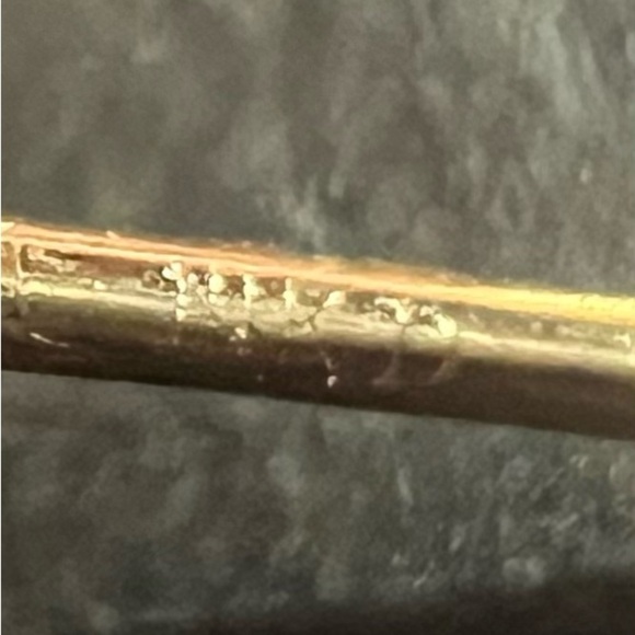 14K Solid Gold Black Crystal Ball Stud Earrings – Preowned Sparkly Bead posts - Picture 15 of 17